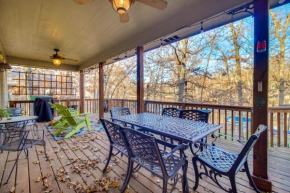 Lakefront Home with Fenced Yard and Deck in Grove!
